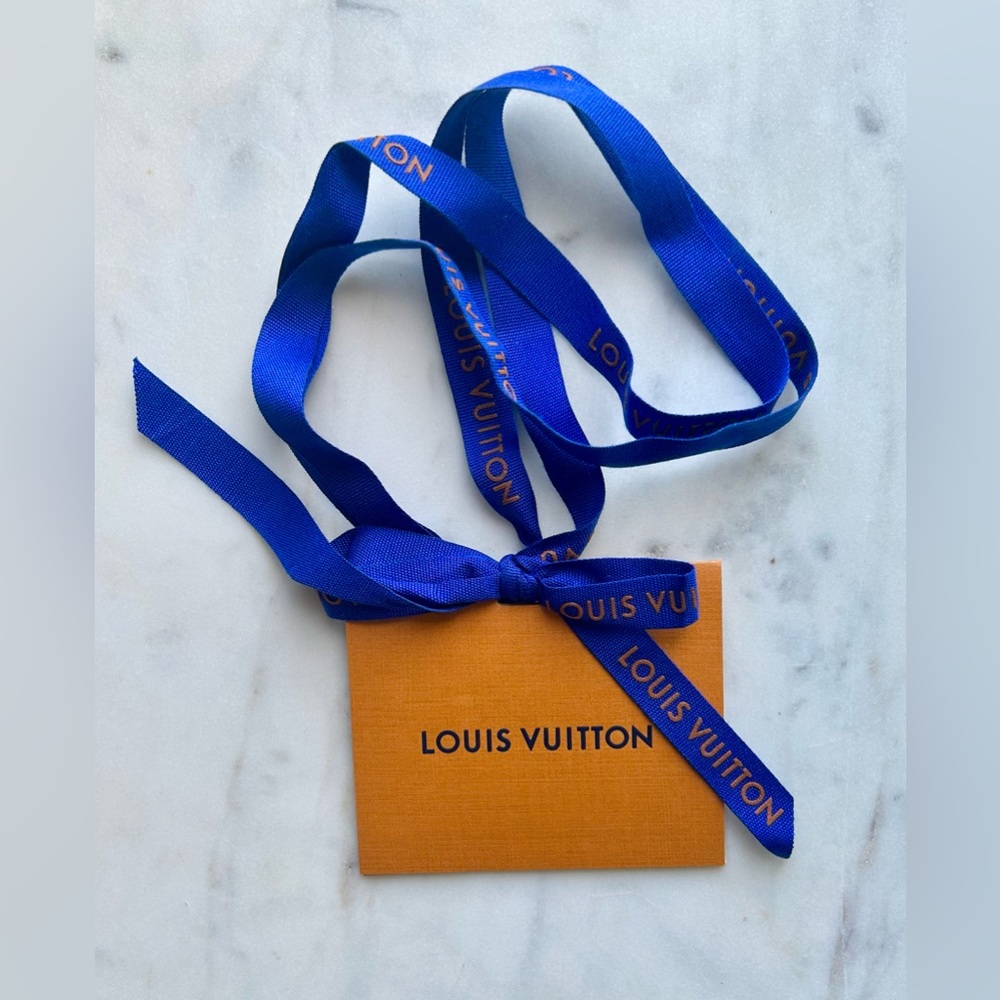 Louis Vuitton Gift Card Sleeve w/ String Tie, Blank Card & Envelope for Belt Box